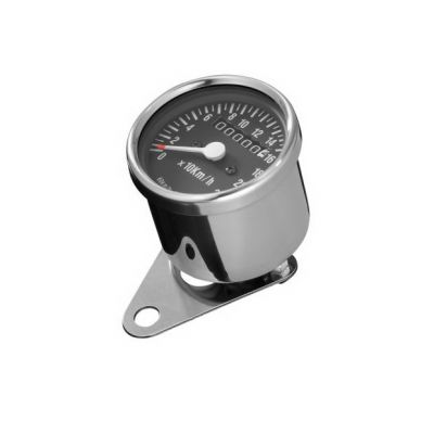 Highway Hawk H67-116 Tachometr mechanický 60mm 220km/h chrom/černý